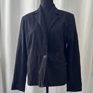 Amanda Smith Black Tailored Blazer with Notched Lapels